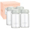 COMI Natural Glass Baby Bottle,Breastmilk Storage Bottle for Fridge,Wide Neck Breast Milk