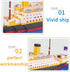 Titanic Ship Model Building Block Set, 3D Puzzle Sets DIY Educational Toys,Mini Bricks Toy Micro Blocks, Ideal Gift for Kids & Adults 1860PCS
