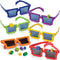 Bedwina Building Blocks Glasses - Block Mania Building Block Glasses with Extra