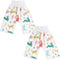 WELOMELO Waterproof Diaper Pants for Baby Kids, 2 Packs Absorbent Toddler Potty Training
