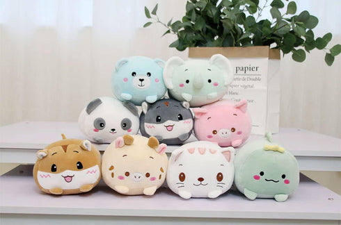 Cute Plush Deer Stuffed Animal Pillow, 8-Inch Kawaii Deer Hugging Toy, Super Soft for Kids Bedding Decor