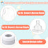 PEUTIER 6pcs 4oz 8oz, Replacement Bottle Nipple Collars Rings for Dr. Brown's Narrow Plastic & Glass Bottles & No Leak