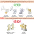 Maymom Flange Adapter for Spectra S1, S2 - Connects Maymom Breastshield/Bottle with Spectra Backflow Protector