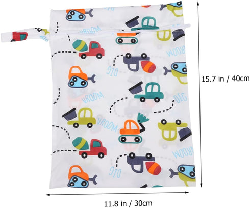 Reusable Diaper Bag - Multipurpose Wet & Dry Storage for Outdoor Use