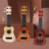 Zerodeko 3 PCS Classical Ukulele Instrument - Kids Toy Toddler Guitar with 4 Nylon Strings, Educational Musical Toy for