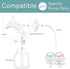 S1/S2/9 19mm 2Pack Paruu Pump Parts Compatible with Spectra Plus, Not Original Accessories, Replacements Include