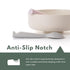 Miniware Silicone Baby Spoon for Training - 100% Food Grade Silicone, BPA Free Baby Spoons Self Feeding 6 Months,