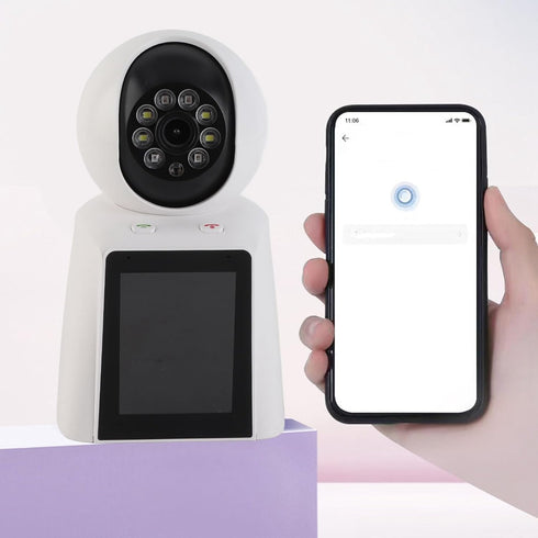 CCYLEZ 360 3MP 5G, Video Camera Panoramic Monitoring, Video Baby Camera, Humanoid Tracking, Night, Phone App, Indoor