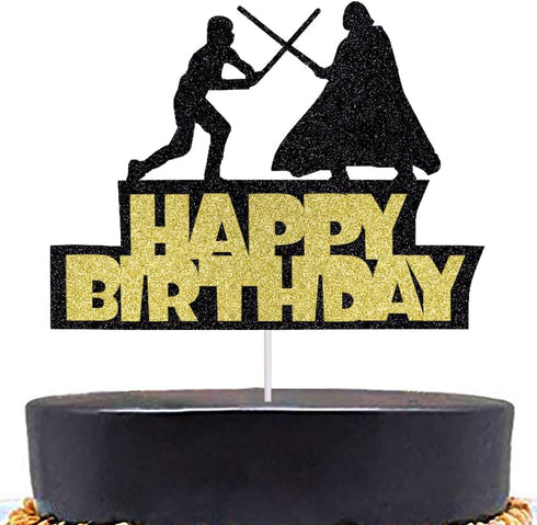 Anxdh Alien War Cake Top Hat Decoration - Children Birthday Party Decoration for Alien War Theme