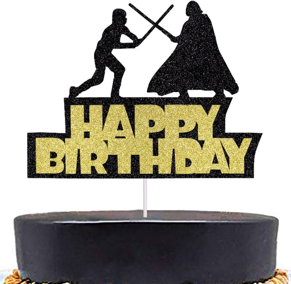 Anxdh Alien War Cake Top Hat Decoration - Children Birthday Party Decoration for Alien War Theme