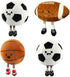 7 inch Rugby Stuffed Sports Balls Toy,with feet Creative Football Doll Fun Cute Plush Doll Toy Plush Stuffed Spherical