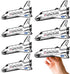 ArtCreativity Space Shuttle Gliders Set of 24, Foam Flying Toys for Boys & Girls, Outdoor Party Favors
