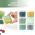 Containers,3 oz Safe,6 Pack,Pea haakaa Mini Meal Silicone Storage Silicone Baby Food Containers with Airtight