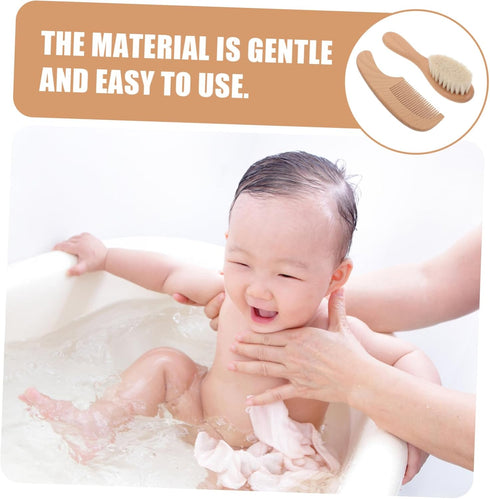 Shampoo Hair Brush Comb Scalp Scrubber Detangler Brush Gentle Soft Bristle Bath Newborn Scalp Cleaning Tool Easy