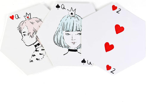 Apostrophe Games Blank Hexagon Playing Cards
