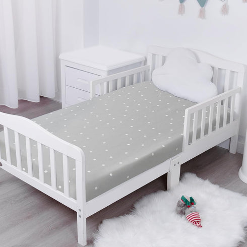 Magik & Kover 4 Pack, 52" 28" Crib Sheets for Boys Fitted Baby Crib Sheet Neutral x for Standard Crib and Toddler Bed