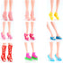 70PCS Doll Accessories, 50 Pairs Doll Shoes, 10 Doll Handbags, 10 Doll Glasses, Fashion Playset for 11.5 Inch Girl Doll