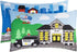 4 Set EVERYDAY KIDS Piece Toddler Bedding -Fire and Police Rescue- Includes Comforter, Flat Sheet, Fitted Sheet