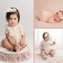 Baby Girl Floral Headband, Nylon Flower Crown Elastic Hairband Set of 3 Hair Accessories Gift for Girls