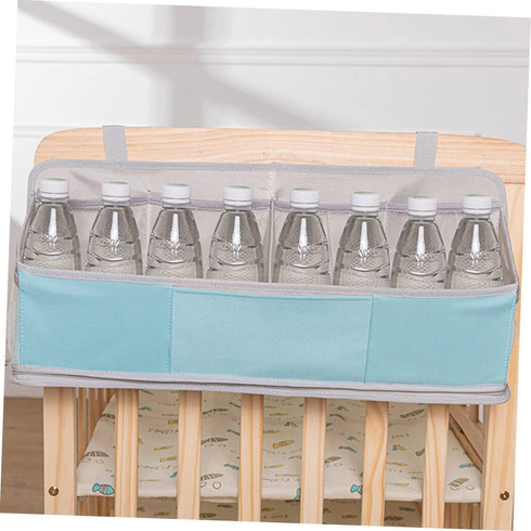 Kisangel Hanging Diaper Organizer Nursery Organizer Changing Table Diaper Stacker Oxford Material Versatile Storage Bag