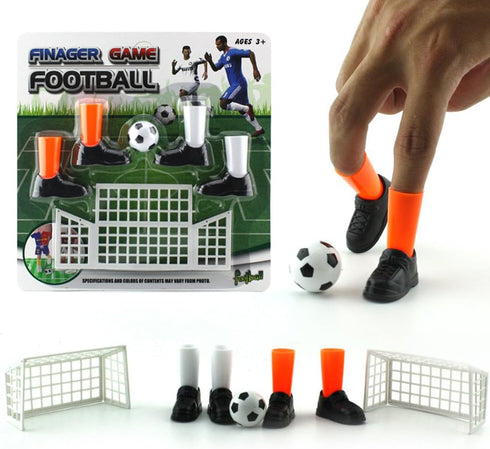 Finger Football Game Sets with Two Goals - Funny Family Party Finger Soccer Game