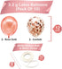 KatchOn Giant Rose Gold 1 Balloon Set - 40 Inch, First Birthday Decorations for Girl, Number One Balloon, Rose Gold