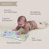 Tummy Tummy Tummy Taf Toys Time Water Mat for Babies - Stimulating Rabbit & Hedgehog Time Sensory Mat with Water Fill