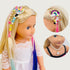 18 inch Doll Hair Accessories - American OG Girl Doll Hair Brush, Rainbow Unicorn Kit, Styling Head for Girls Gifts