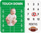 Baby Monthly Milestone Blanket for Boys, Newborn Month Blanket, Unisex Neutral Personalized Shower Gift