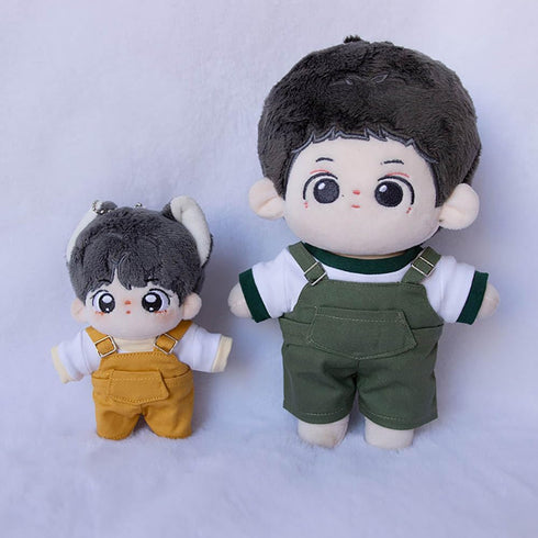 niannyyhouse Plush Doll Clothes T-Shirt Strap Pants Strap Skirt 10cm 15cm 20cm Soft Stuffed Toy Dress Up