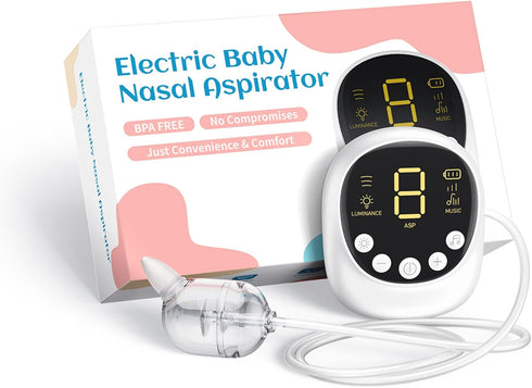 X-Bosak Electric Baby Nasal Aspirator - Hospital Grade Mucus Remover with 9