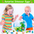 60PCS Summer Small Hatching Dinosaur Eggs for Dinosaur Birthday Party Favors Goodie Treat Bag Stuffers Classroom