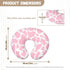 Nursing Pillow Cover Pink Cow Breast Feeding Pillows for Babies Boys & Girls Soft Breathable Nursing Pillow Case U