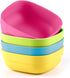 GET FRESH PLA Kids Bowls Set – 4-Pack Melamine-Free Cereal Bowls for Kids and Toddlers – BPA-Free, Microwave Safe,