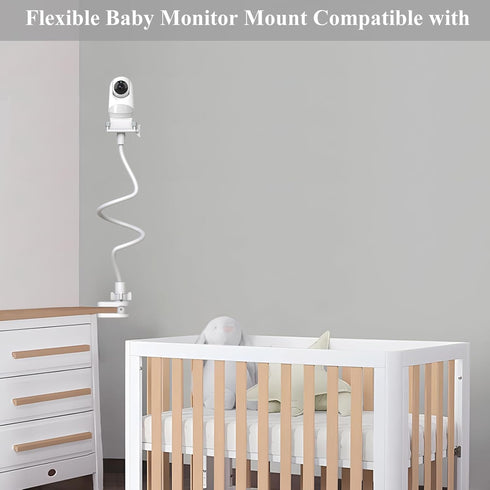 Baby Monitor Mount Stand Holder, Compatible with HelloBaby HB66/HB 248/HB6550/HB6339, ANMEATE SM935E, Juan JA2216
