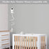 Baby Monitor Mount Stand Holder, Compatible with HelloBaby HB66/HB 248/HB6550/HB6339, ANMEATE SM935E, Juan JA2216