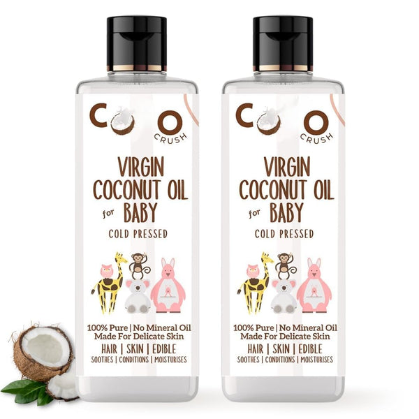SOFTIZ Co-co,Crush Virgin Coconut Oil For Baby Hair & Skin Massage | Cold
