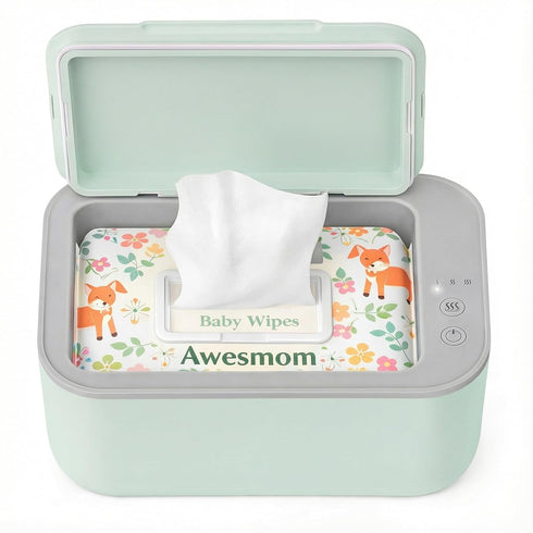 Baby Wipe Warmer, 3-Level Temperature Control, Quiet and Even Heating, Large Capacity