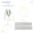 5-Point Regalo Baby Basics High Chair for Babies and Toddlers, Baby High Chair with Removable Oversized Tray & Cup