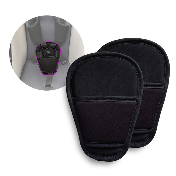 Babytravle 2 Piece Seat Belt Strap Covers for Stroller Shoulder Crotch Pad for