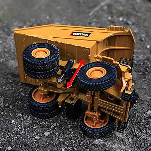 Gemini&Genius Rigid Articulated Dump Truck Heavy Duty Construction Site Vehicle Toys 1:60 Scale Diecast Model for Kids