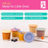 4oz Set 12 Elk and Friends Borosilicate Glass Baby Food Storage Jars with Silicone Lid | Strong Glass | of | Microwave