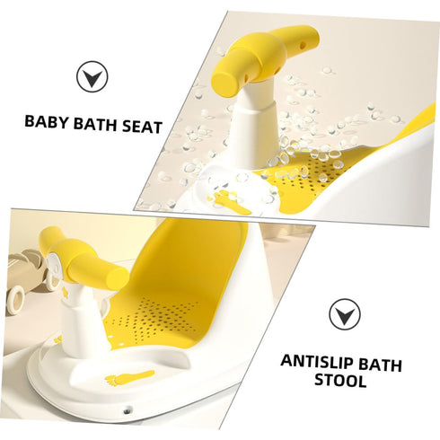 JUMPLAWN Setup Bath Seat for Newborns and Non-Slip Bathtub Chair Featuring Stable Hold and Easy Suitable for Months