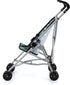 Bayer Design Dolls: Buggy Umbrella Stroller - Green & White Stars - Accessory for Dolls Up to 18", Foldable Design, Seat Belt, Kids Toy, Ages 3+