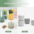 Containers,3 oz Safe,6 Pack,Pea haakaa Mini Meal Silicone Storage Silicone Baby Food Containers with Airtight