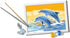 Ravensburger CreArt Delightful Dolphins Paint by Numbers Kit for Kids - Painting