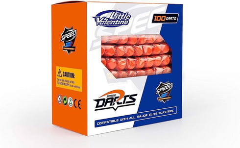 Nerf N Strike Blaster Compatible Dart Bullets, 100 Blue Bullets for All Elite 2.0 Series Blasters