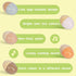 Set 5 of Colorful Wooden Egg Shakers for Kids
