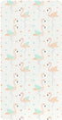miaozhen Cotton Baby Crib Sheets Soft Stretchy Pink Simple-Lined Flamingo Toddler Bed Cover