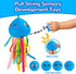 10 0-3-6-18 teytoy Sensory Toy, Texture Toys for Babies with Rattle, Autism Sensory Toys Jellyfish Shape Tactile